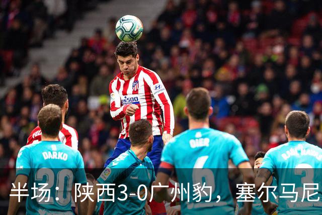 半场：陕西3-0广州豹，塞尔马尼1射2传，伊兰杜斯特传射