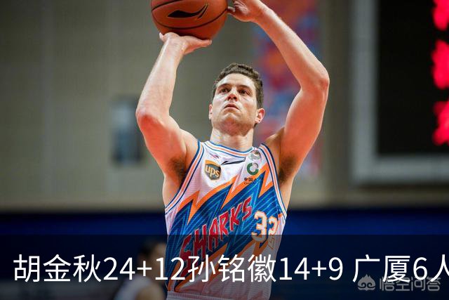 胡金秋24+12孙铭徽14+9 广厦6人上双客胜四川