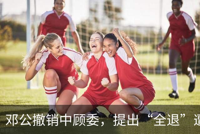 邓公撤销中顾委，提出“全退”遭多人反对，薄一波一句话说服大家！